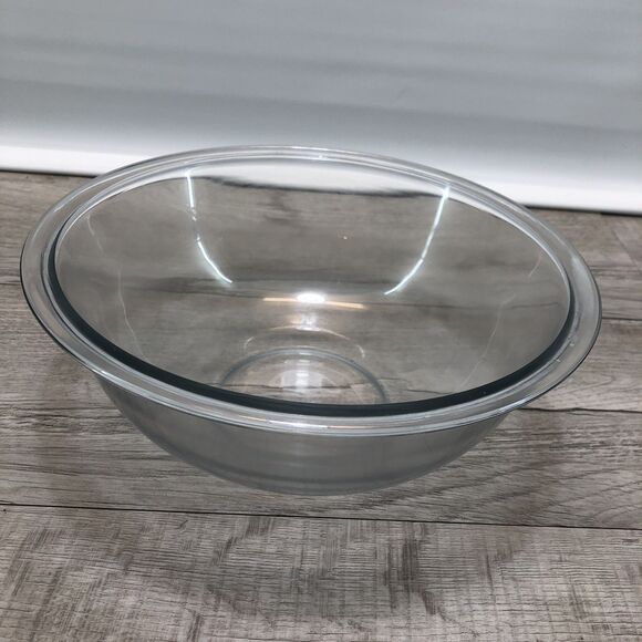 Pyrex #326 Clear Mixing Nesting Bowl Dish 2.5 qt 10" Round - No Lid - Picture 1 of 6